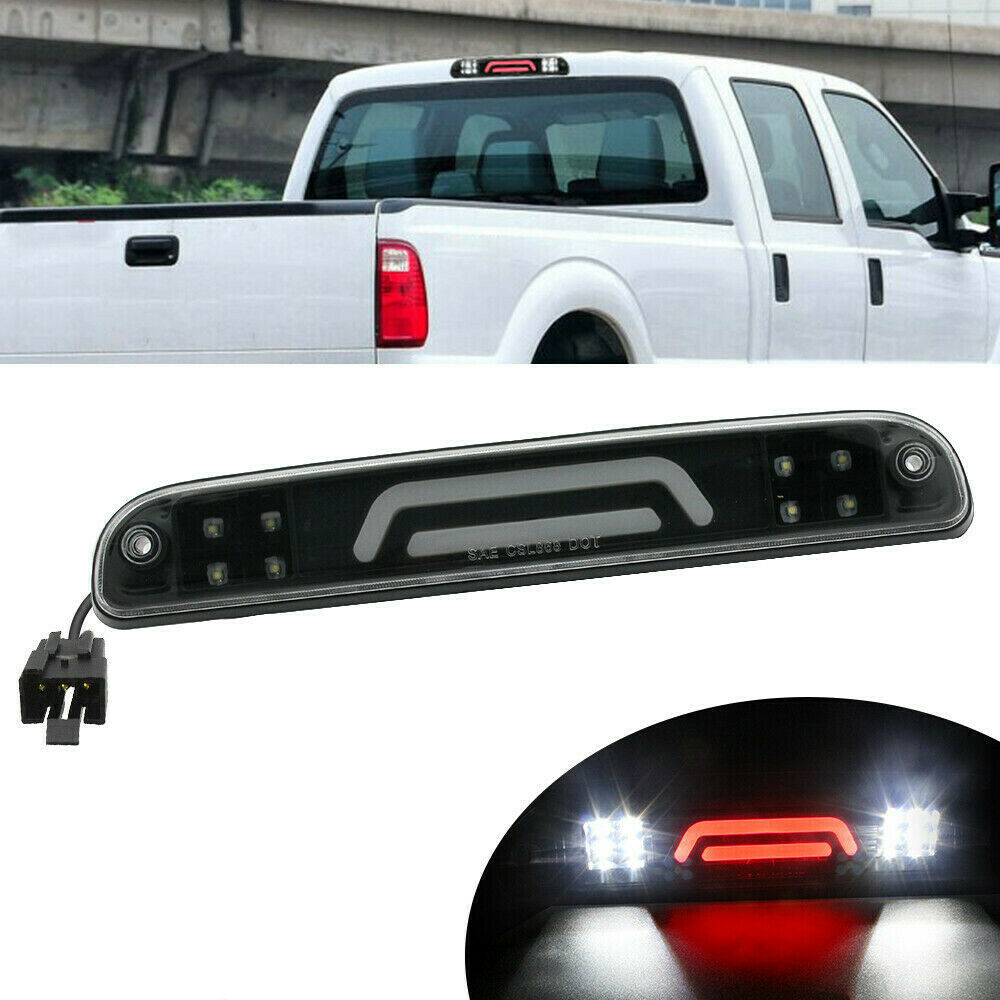 LED Third 3rd Brake Light Black For 99-16 Ford F250 F350 Super Duty Cargo