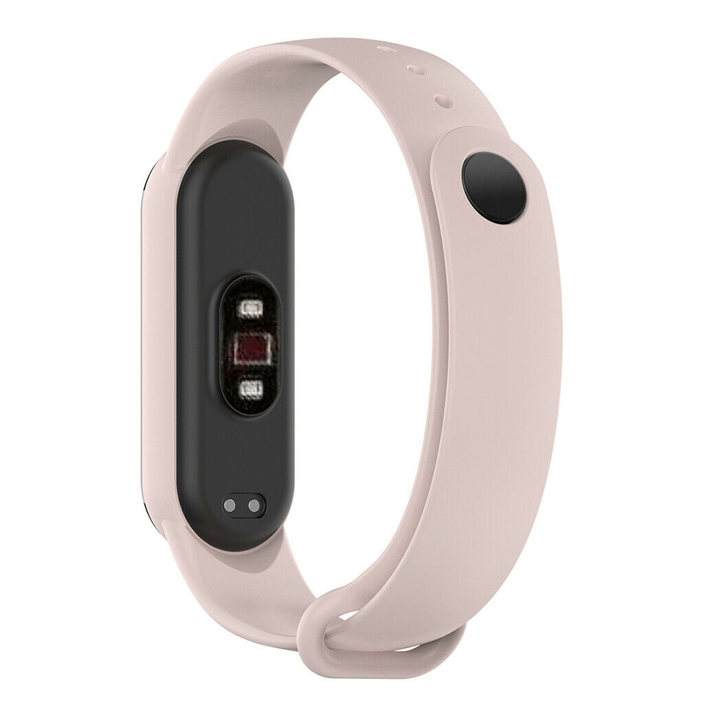 Replacement Silicone Band Watch Strap for  MI Band 5 New Light Pink