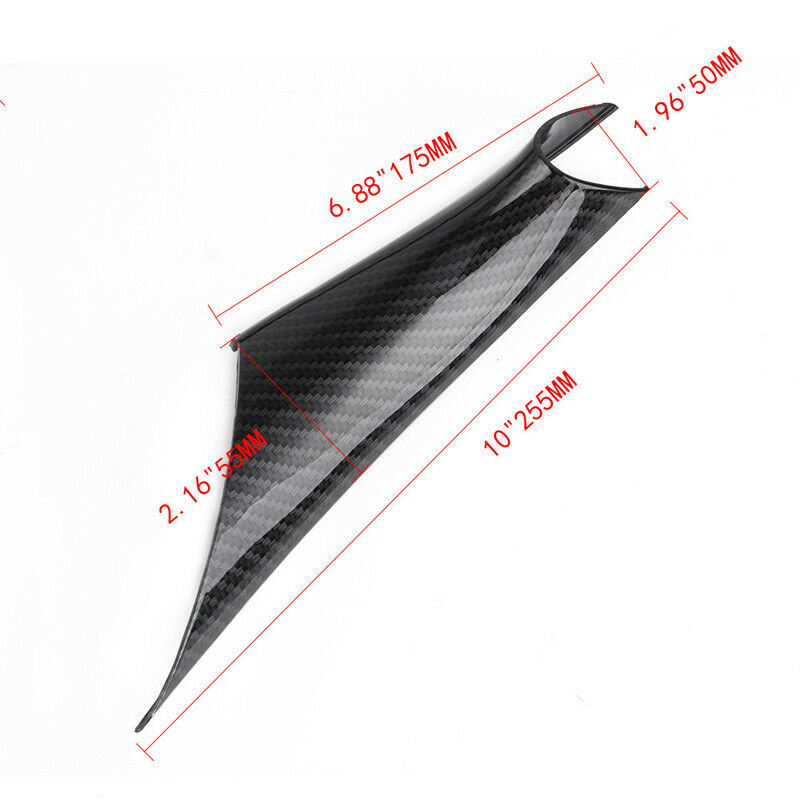 Carbon Fiber Color Car Interior Door Pull Handle Cover Fit For BMW 3 & 4 Series