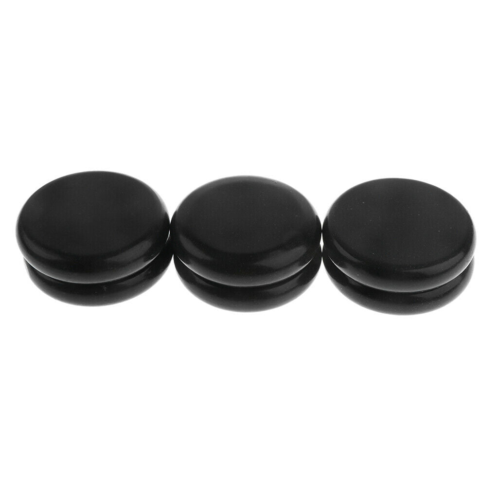 6 Pieces Hot Basalt Stones Set - Smooth Massage Stones, Body Heating Warmer
