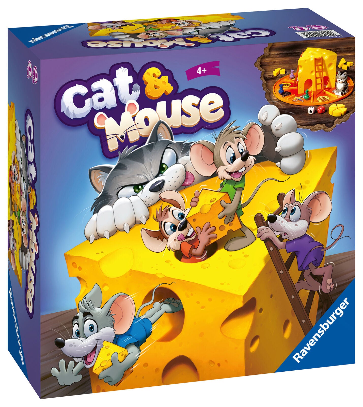 24558 Ravensburger Cat & Mouse Fun Game Family Children Kids Age 4 Years+