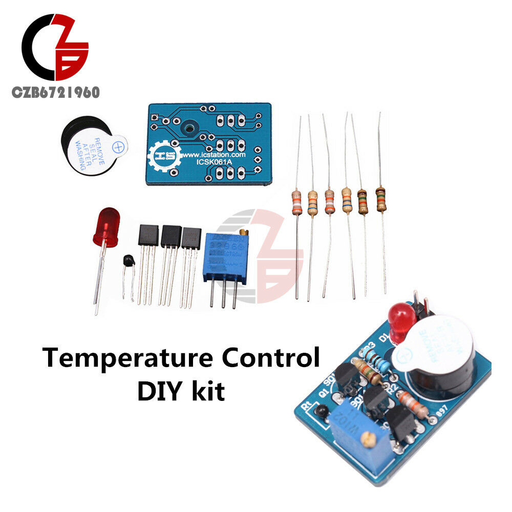 DIY Kit Electronic Temperature Control Module Sound Light Alarm DC 3V~5V LED