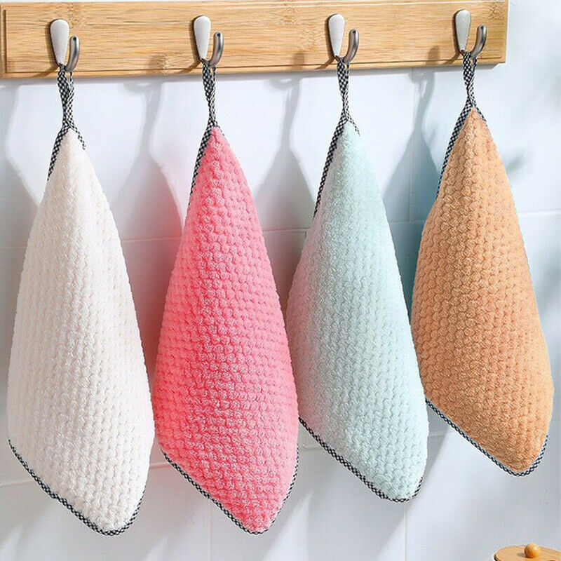 Kitchen daily dish towel dish cloth kitchen rag non-stick oil thickened c.l8