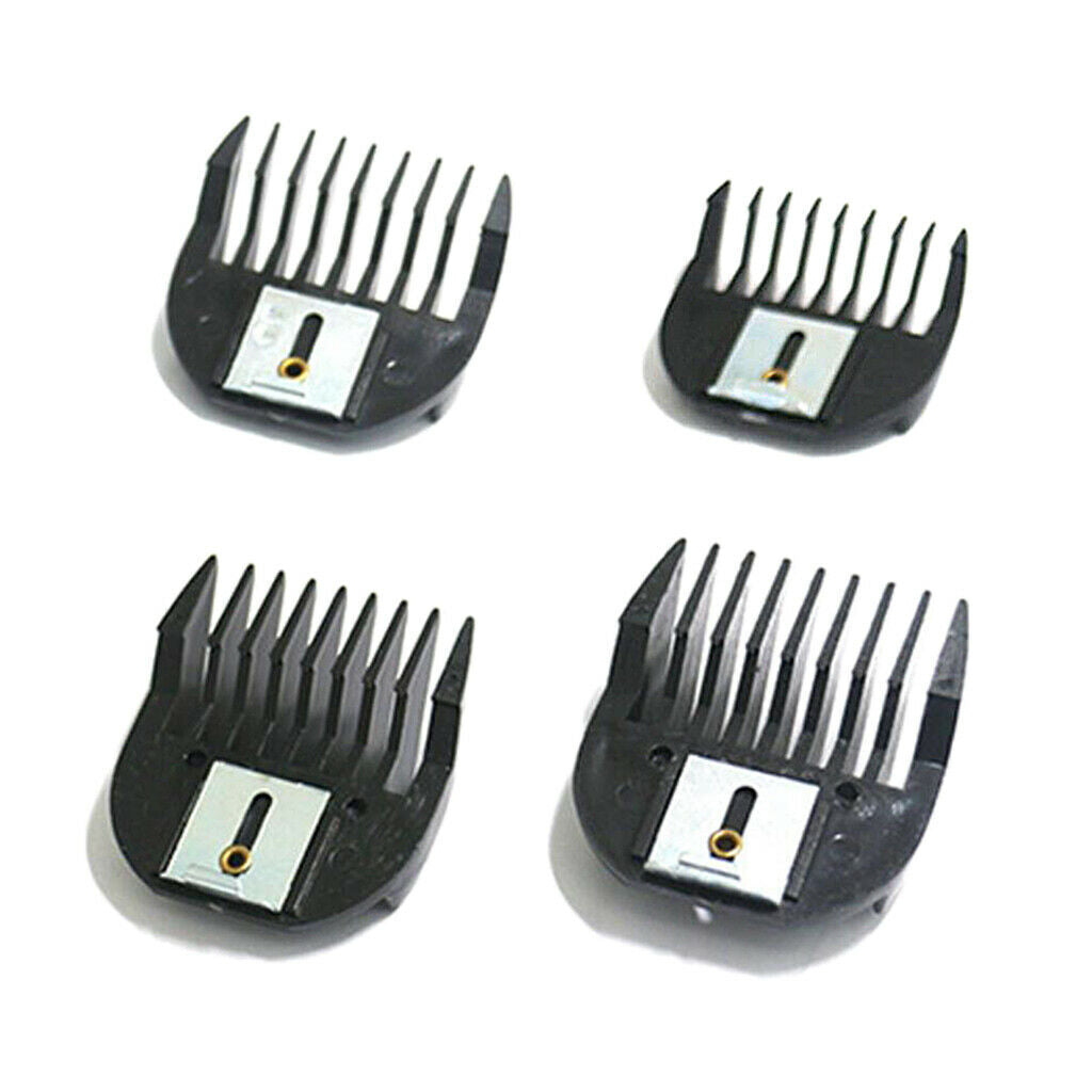 4 Pieces 3/6/9/12mm Hair Clipper Limit Guide Comb Cutting Size Replacement