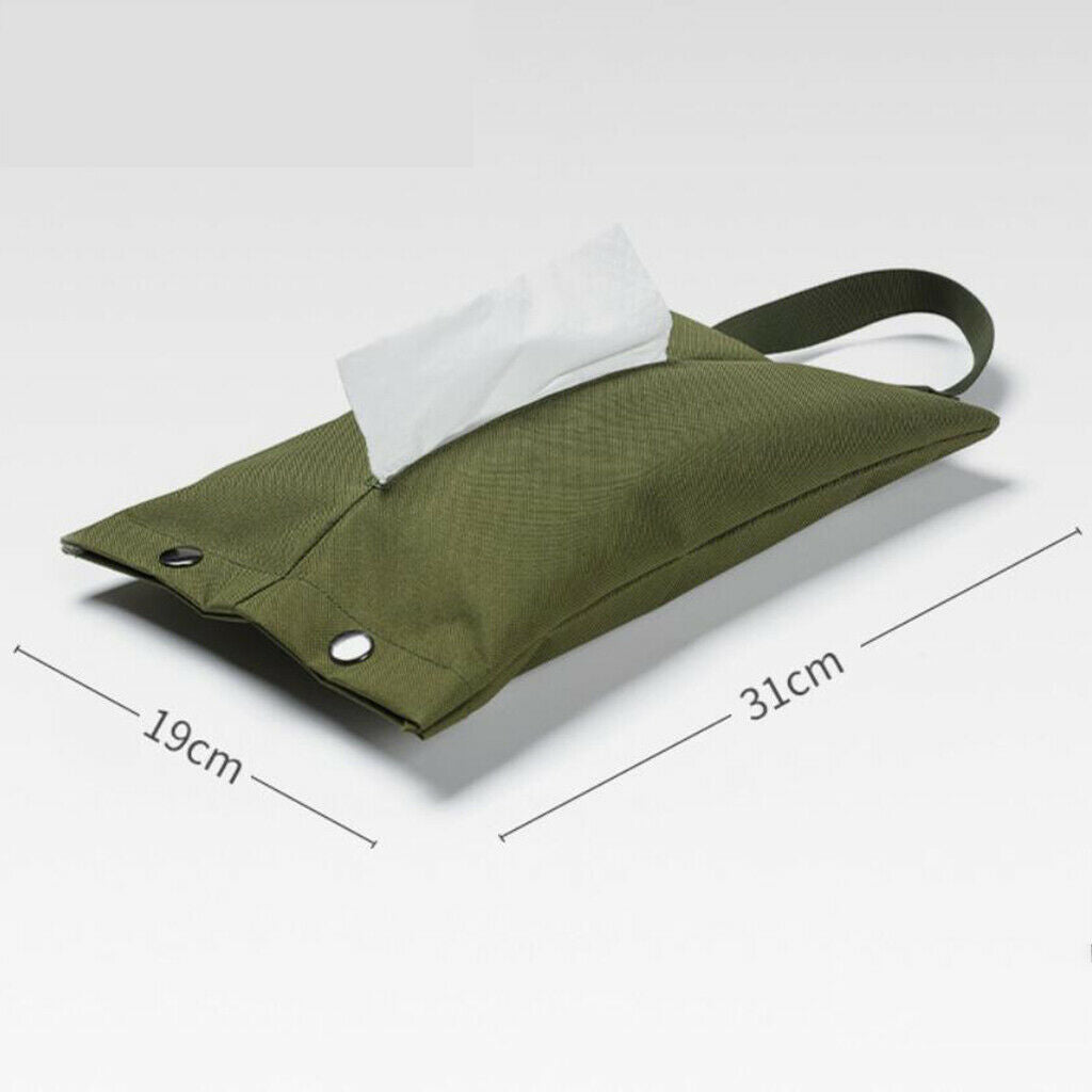 Tissue Storage Bag Outdoor Camping Holder Car Home Tissue Hanging Organizer