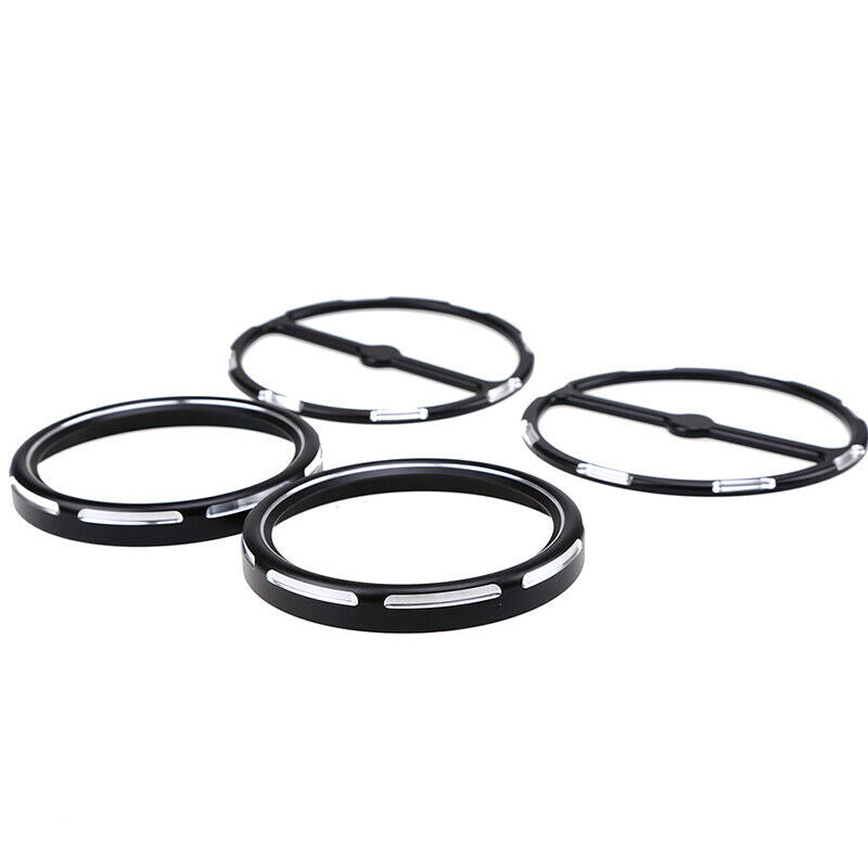 Speaker Trim Rings Speedometer Bezels For Harely Street Road Electra Glide 96-13