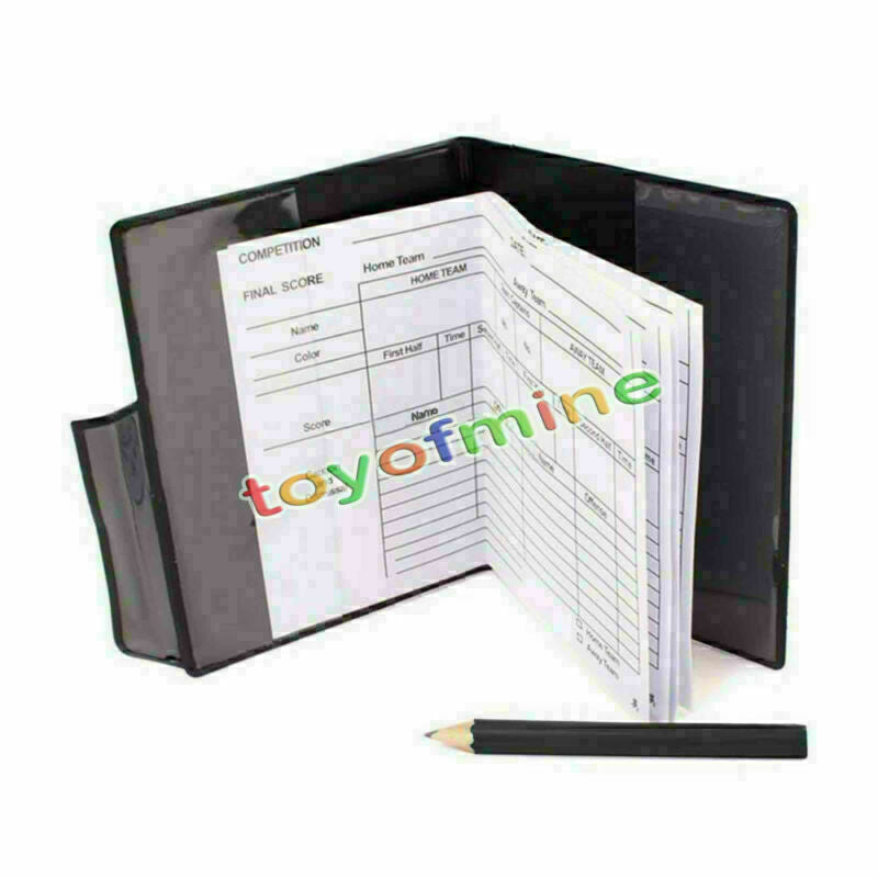 New Sport Football Soccer Referee Wallet Notebook with Red Card and Yellow Card