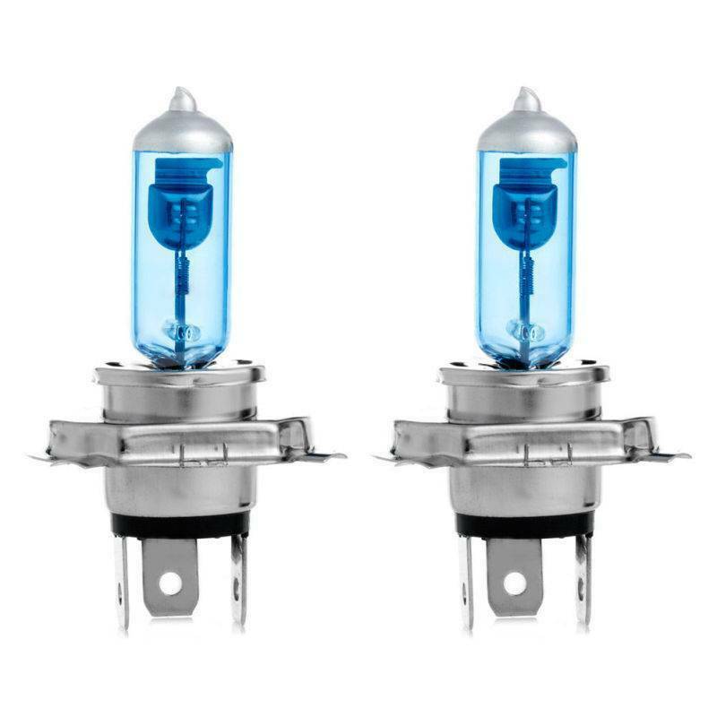 2x Bright H4 100W 12V 6000K Xenon White Gas Halogen Headlight Light Lamp Bulb US