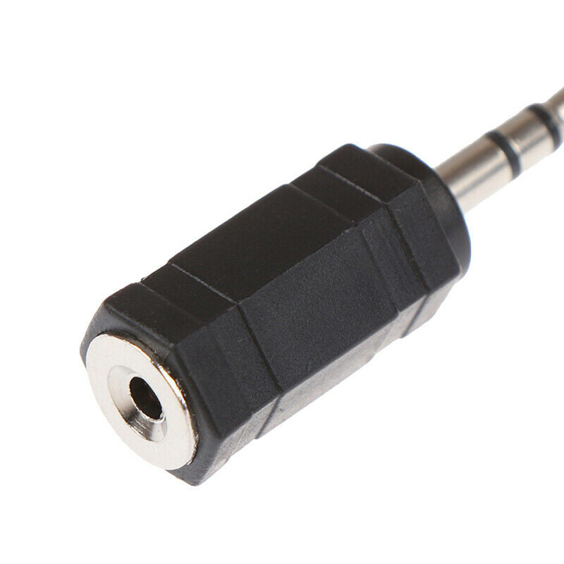 2Pcs 3.5mm male to 2.5mm female stereo audio mic plug adapter mini jack c.l8