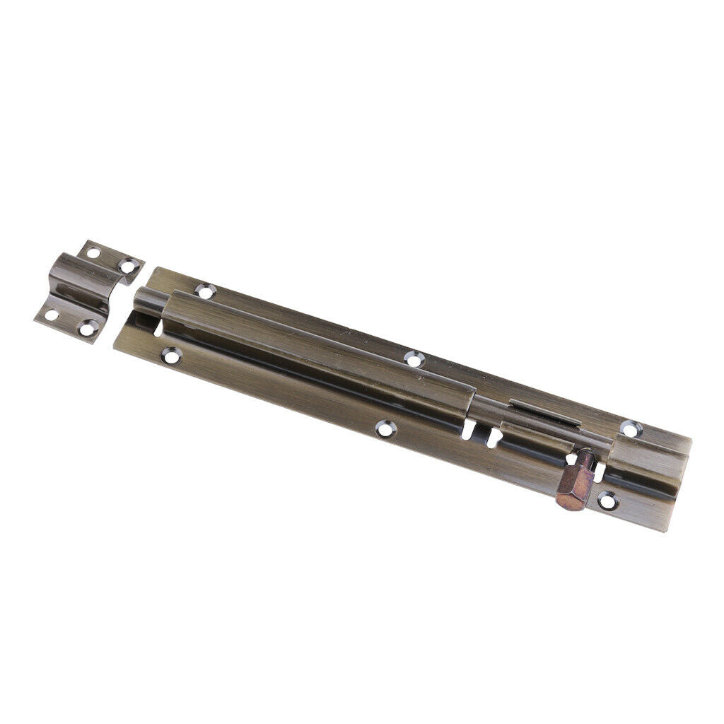 Door Latch Barrel Bolt Latch Hasp Stapler Gate Lock Safety 8inch 218mmx37mm
