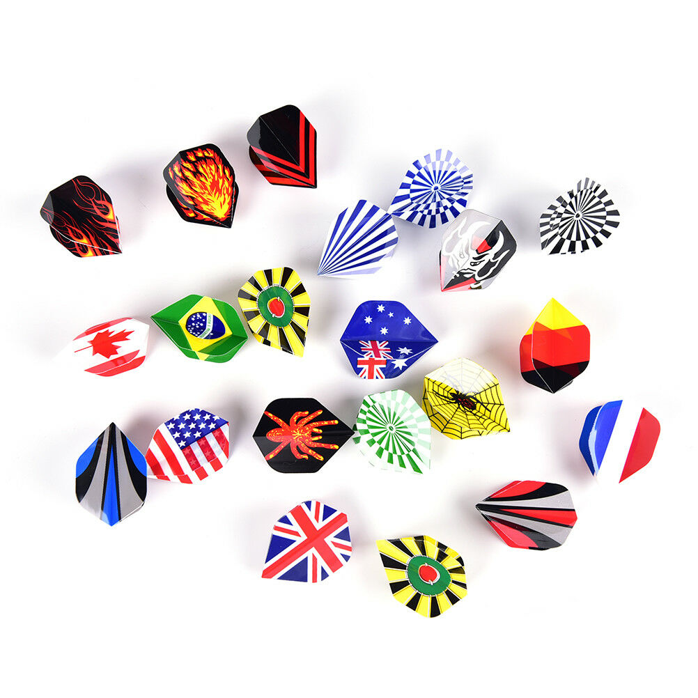 60pcs/lot dart flights in 20 kinds of patterns darts fin feather accessory、NADD