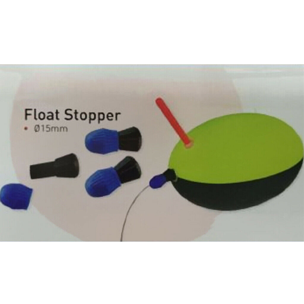 Pack of 10Pcs 0.6 inch Float Stoppers Beads Fishing Tackle for Rigging Float