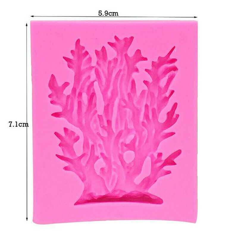 Tree Branch Sea Coral Silicone Mold Fondant Mold Chocolate Cake Decoratin.l8
