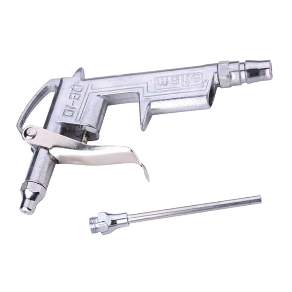 Long Spout Air Compressor Gun, Extended air nozzle length: Approx. 6cm/2.40inch