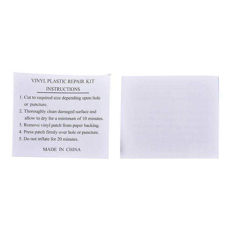 10 x PVC Repair Adhesive Patch Inflatable Swimming Float Air Bed PatchesB BdDFA