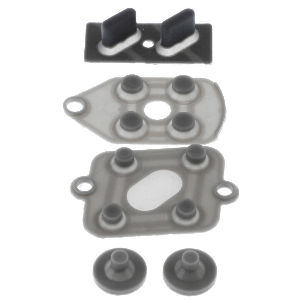 1 Set Of Rubber Controllers Pad D Pad, Select / Start, A, B, X, Y \u0026 L / R