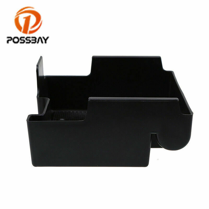 Interior Armrest Storage Box Center Console Tray Black For Ford F150 2015-18 17