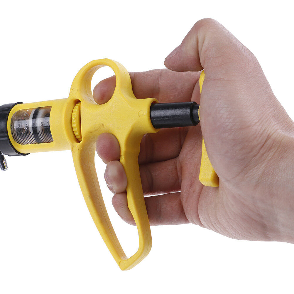 10ml continuous drench yellow gun syringe sheep goat oral pig animaY1
