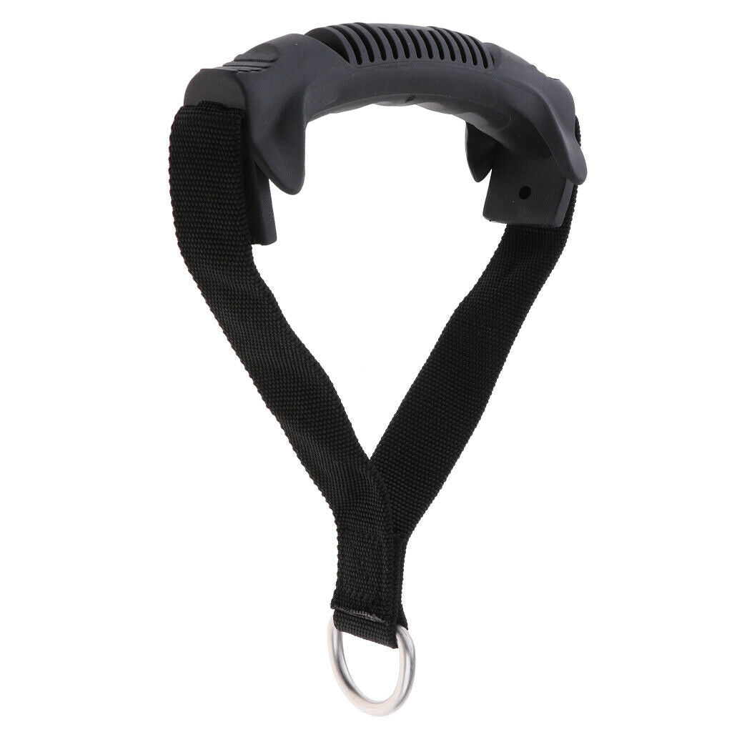 Grip Pull D-Ring Handlebar Attachment Resistance Band Gym Workout Tool