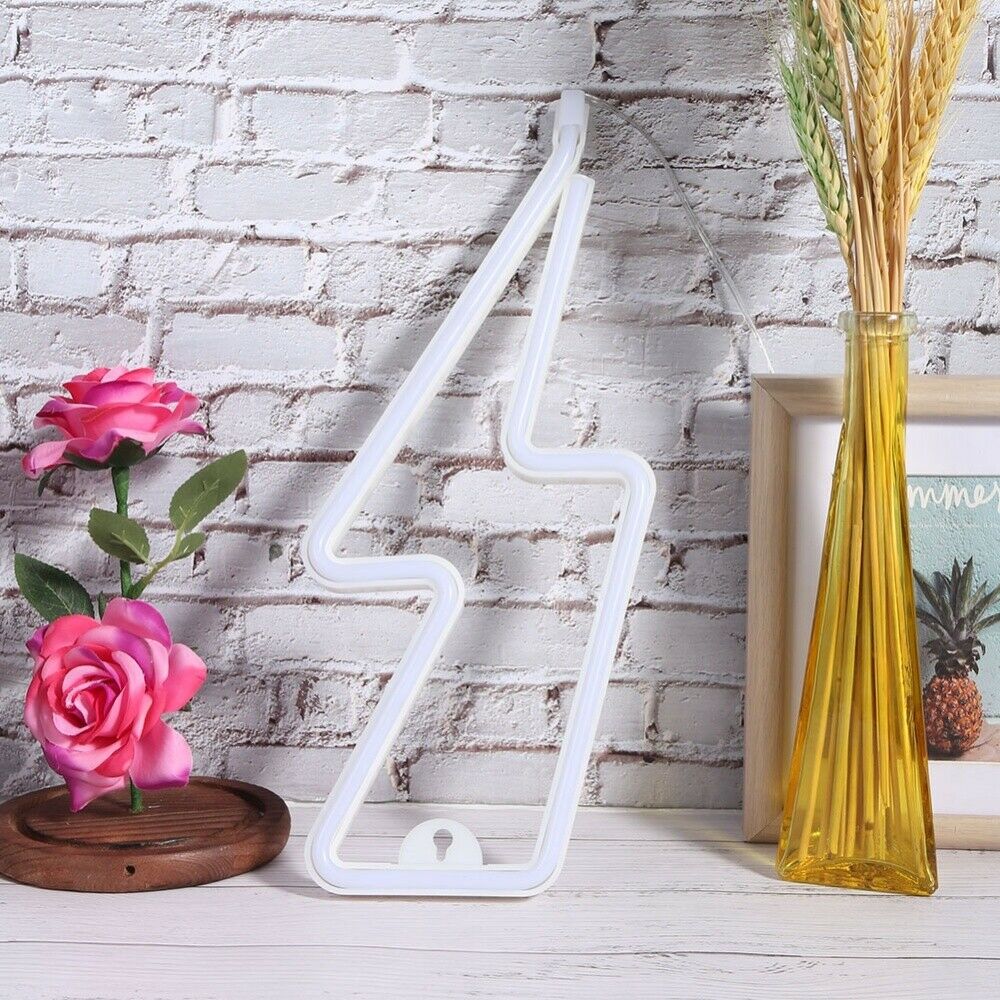 LED Neon Sign Fairy Night Light Home Bedroom Wall Bar Christmas Decor Gift Lamp