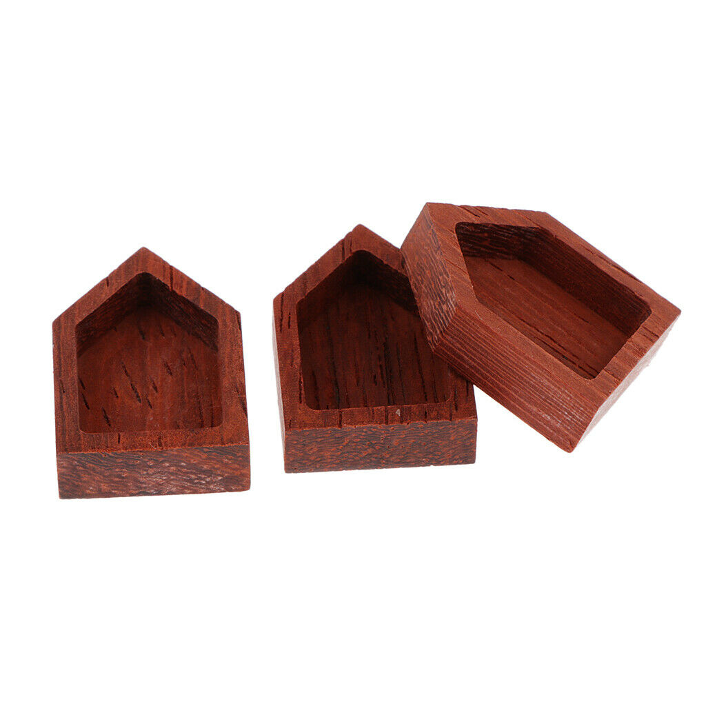 6 Pieces Natrual Wood Pendant Charms for Crafts Jewelry Necklace Crafts DIY