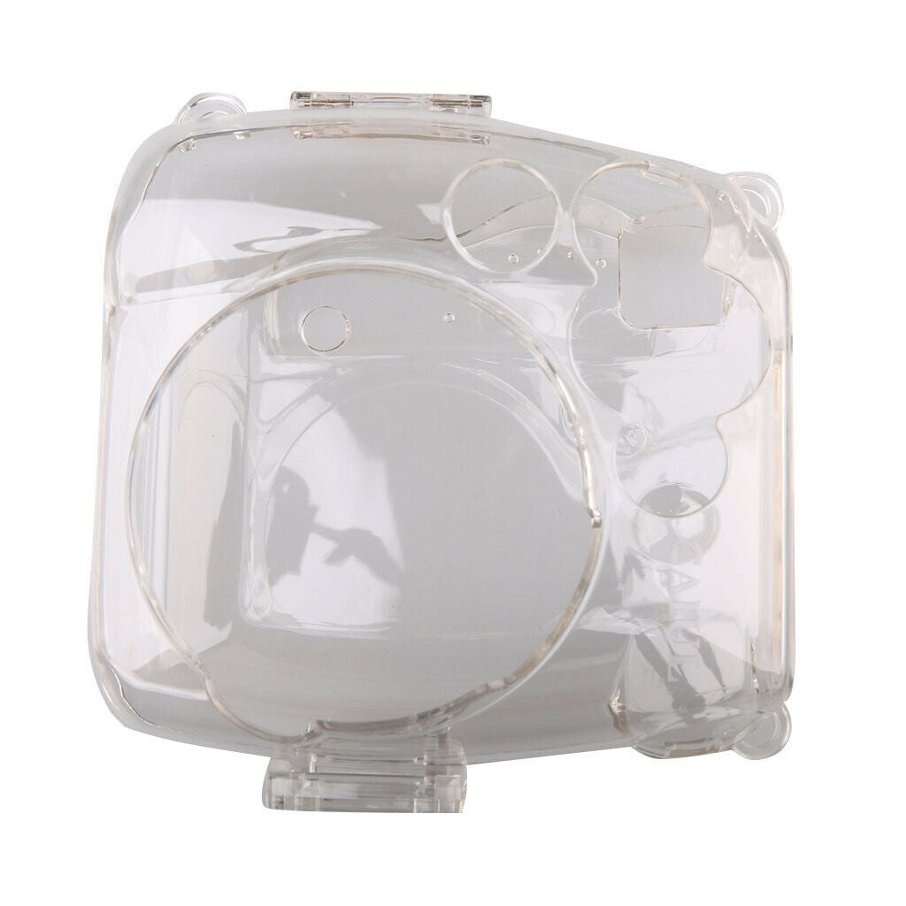 Clear Case Cover w/ Shoulder Strap for Fujifilm Instax Mini 8 8+ 9 Camera