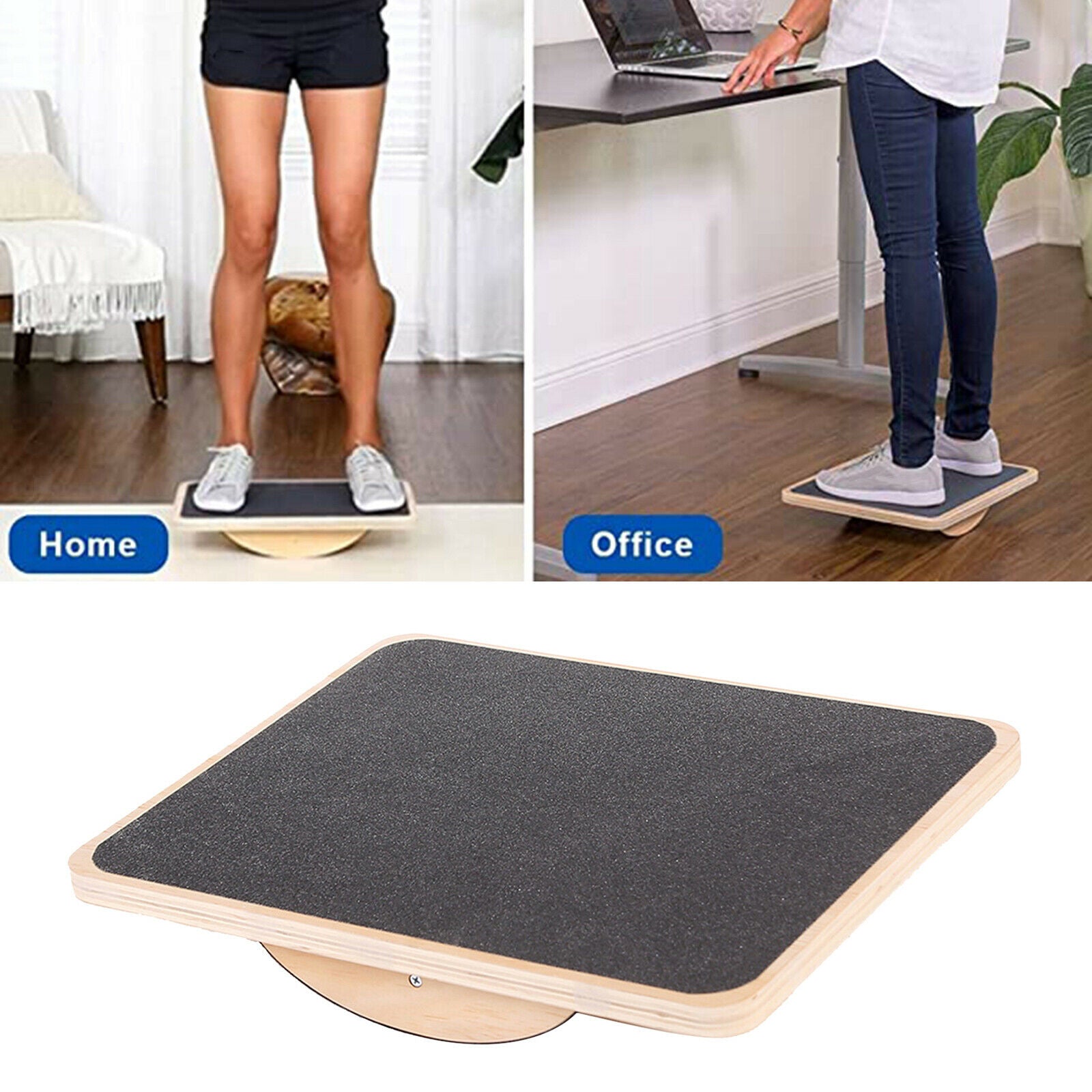 Pro  Non-slip Wood Balance Board