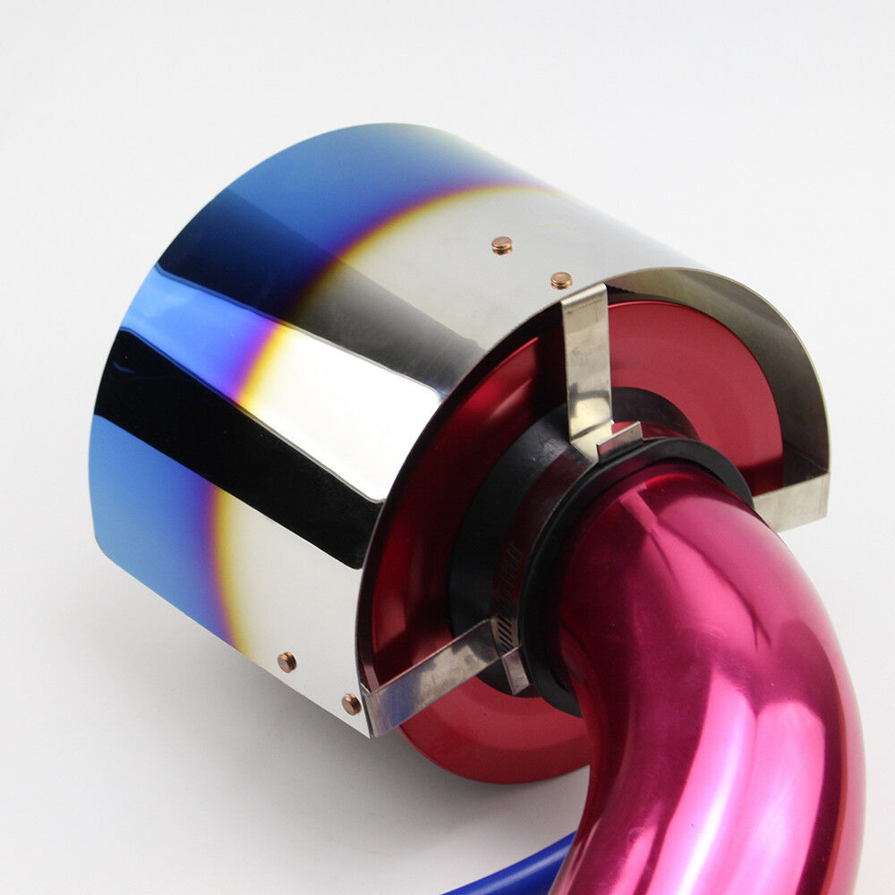 Titanium Blue Stainless Shields Heat Cover for Intake Filter Engine Compartment