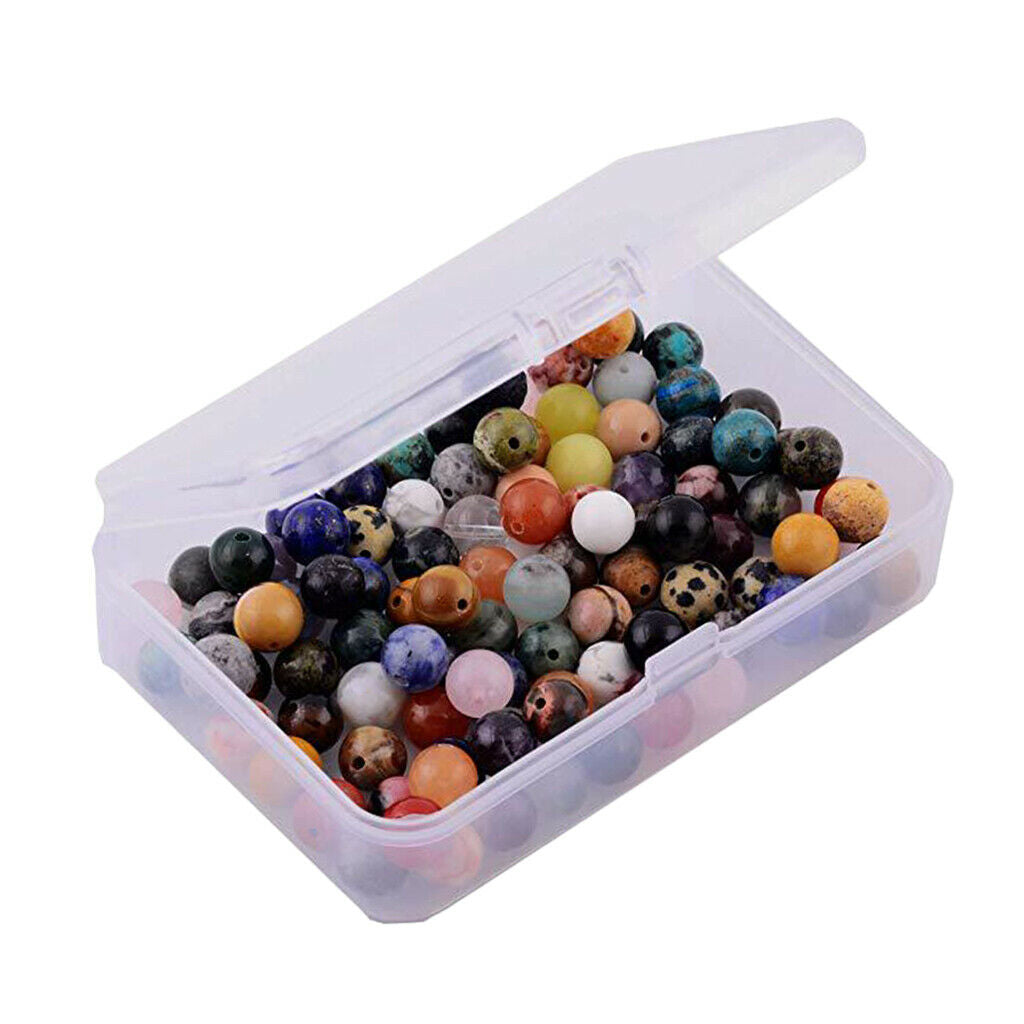 100Pieces Round Spacer Beads for Jewelry Making Loose Beads Charms Findings