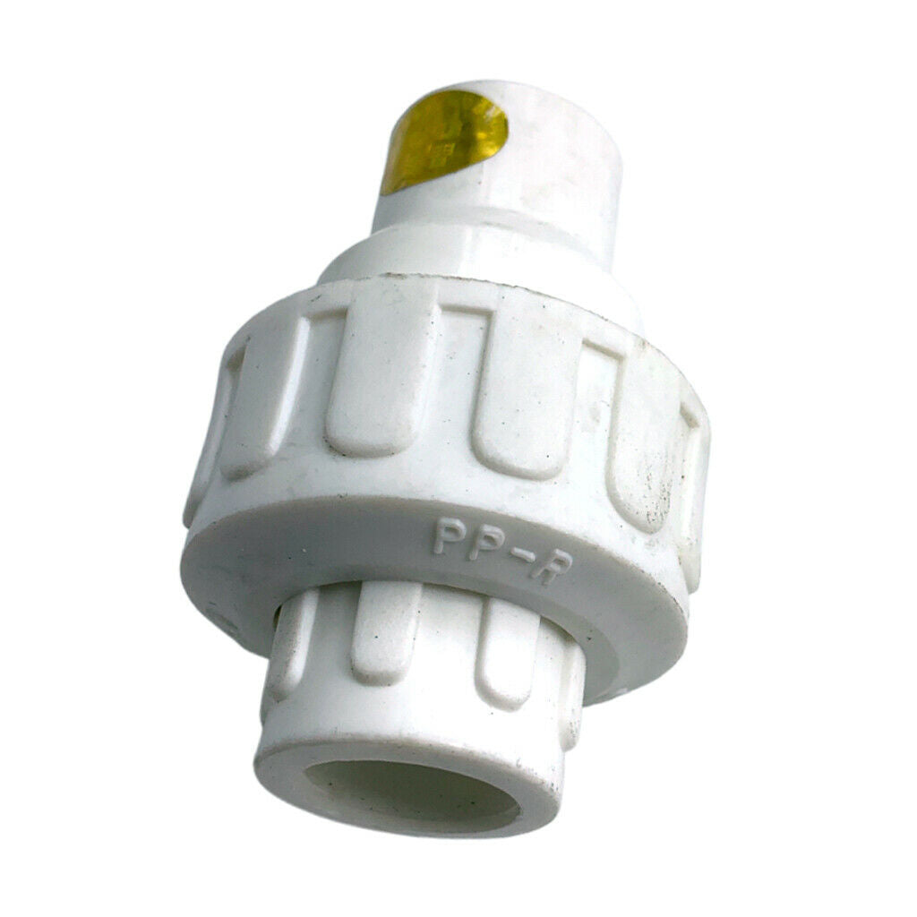 1pc 1/2" PPR Check Valve PPR Pipe Fittings Tube Durable Plastic White