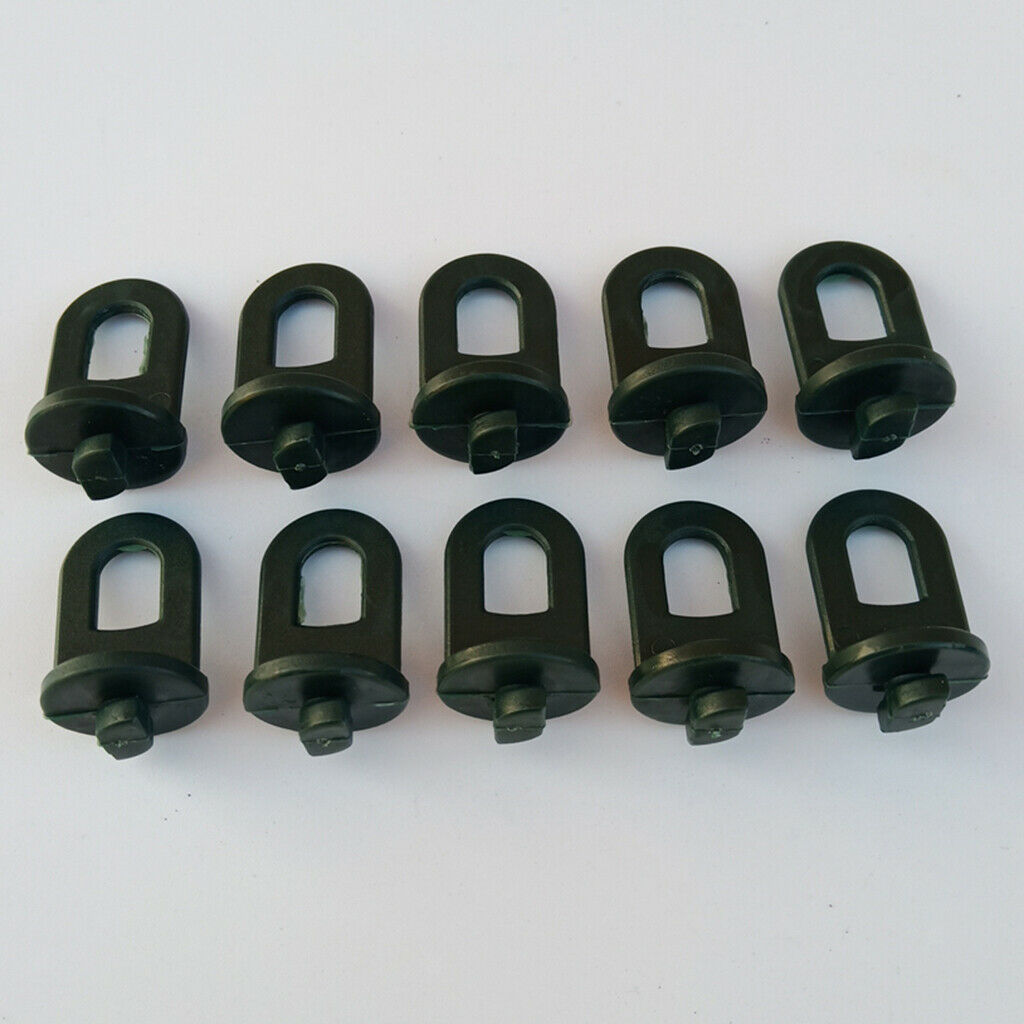 10pcs Plastic Garden Greenhouse Hanging Hooks Hangers Clips Garden Accessories