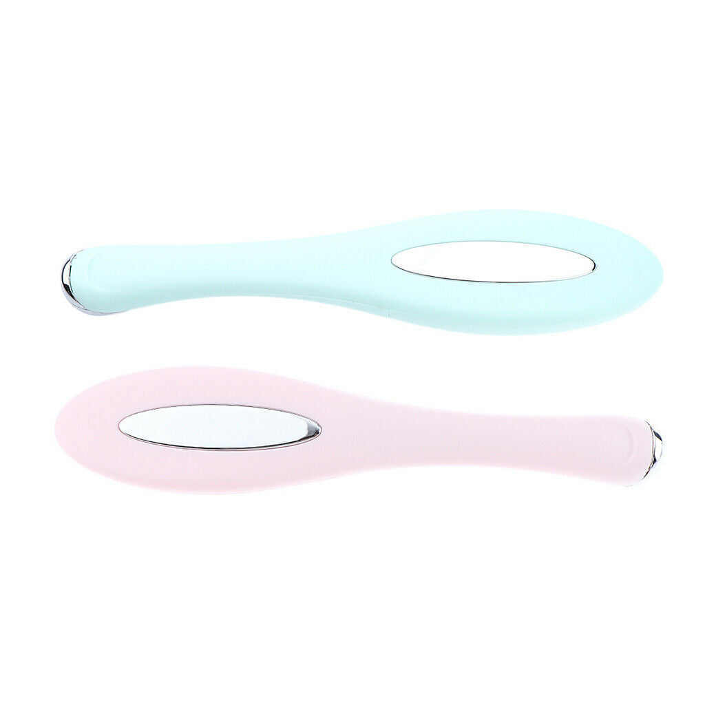Heating Vibration Face Eye Massager Wand Relieve Dark Circle Puffiness  Pink