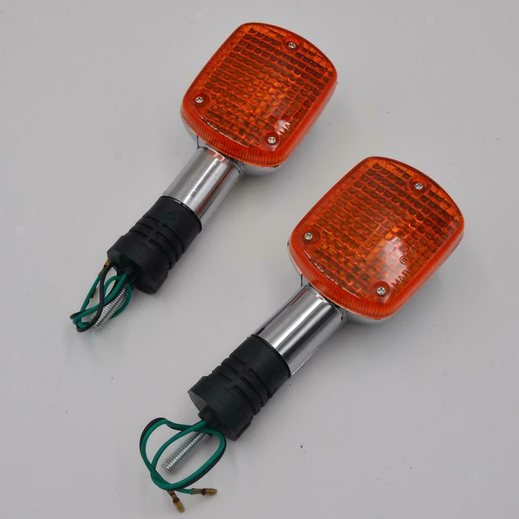2x Motorbike Turn Signals Blinker Light Indicator For STEED VLX400 VLX600