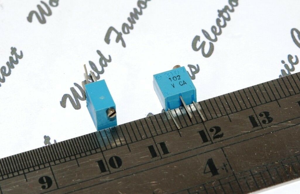 10pcs-Murata 1K Potentiometer 6mm - PV37W102A01B00 - POT3107W-1-102