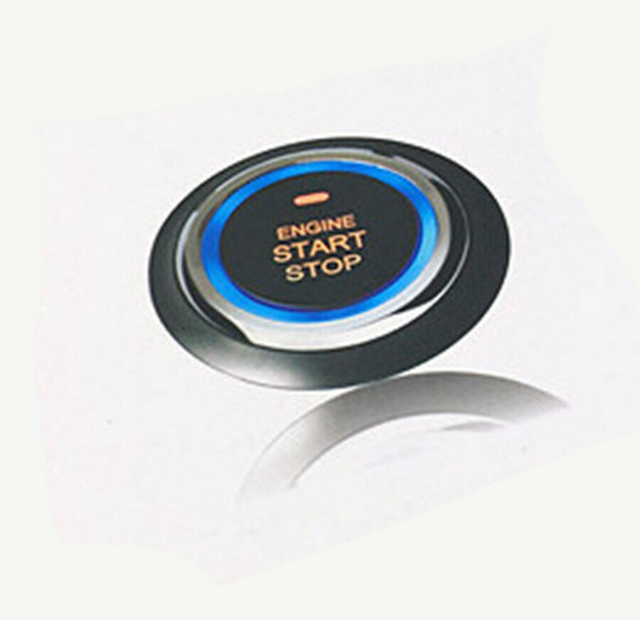 Car Keyless Entry Engine Start System Engine Starter Push Button 12V WITH LED
