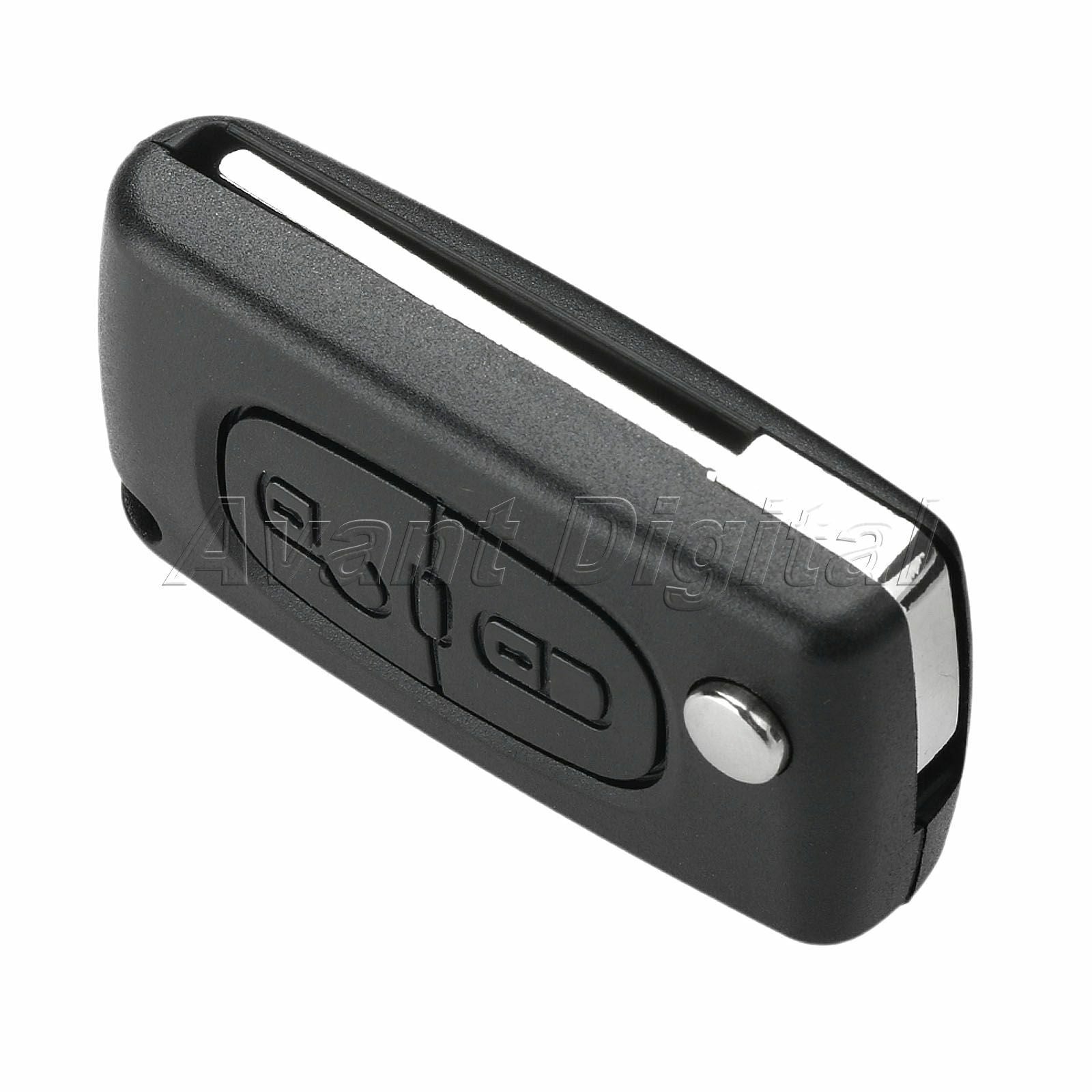 1Pc Remote Key D46 PCF7941 Chip VA2 Uncut Blade Fit For CITROEN C2 C3 C4 C5