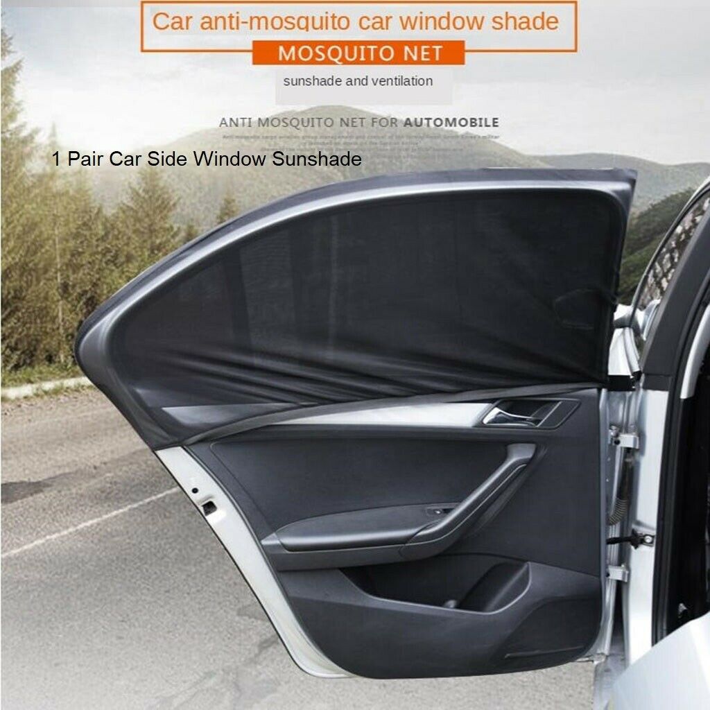 2-in-1 Car Side Rear Sun Shade with UV Rays Protection Car Rear Side Window Baby