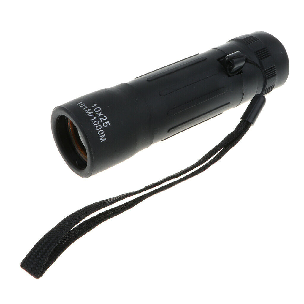 10x25 High Power Clear Monocular Telescope Bird Watching Outdoors Viewing