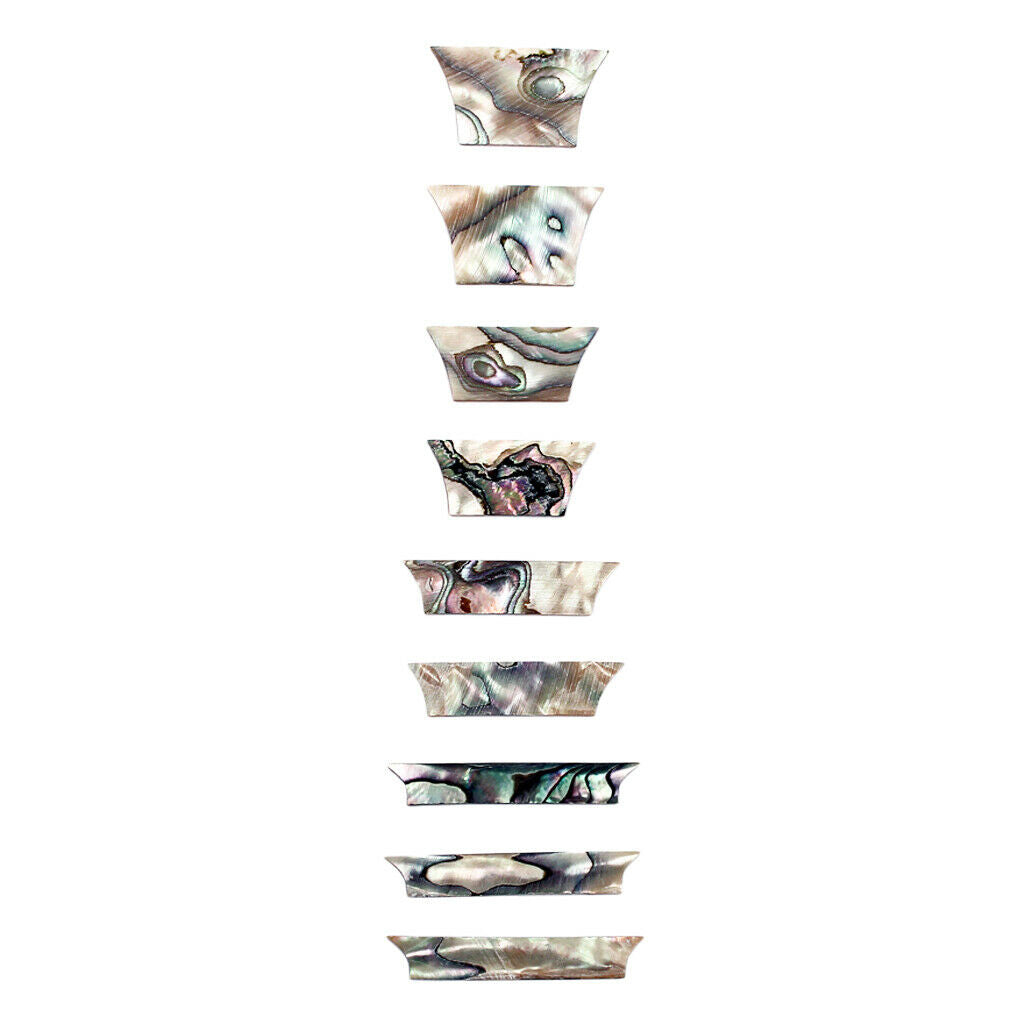 9 Pieces 1.5mm Colorful Abalone Inlay Material Dots Guitar Replacement Gift