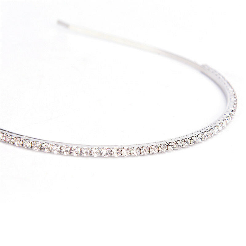 Crystal Rhinestone Headband Hairband Head Wear Elastic Brightness Accesso.l8
