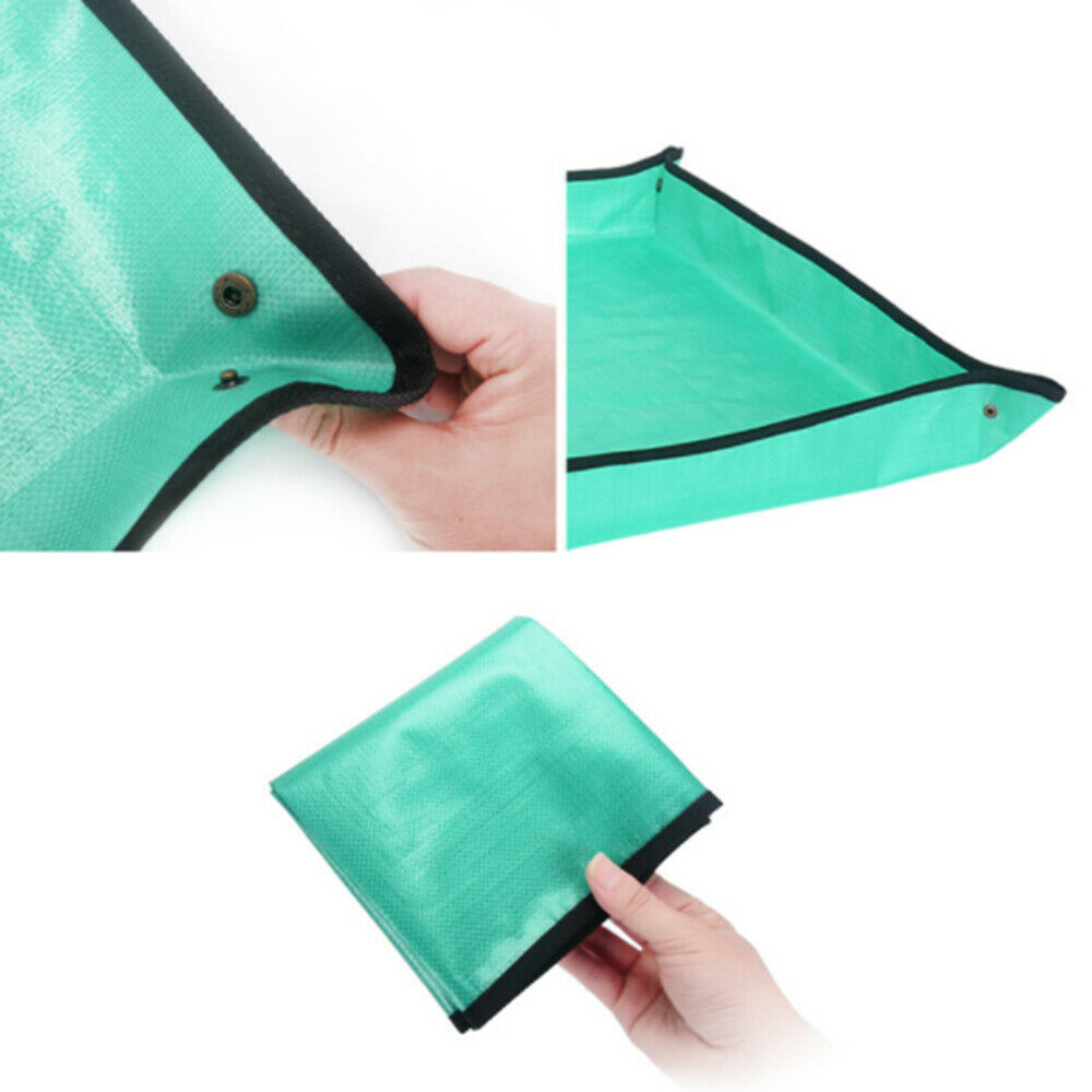 Plant Repotting Square Mat Foldable Garden Work Cloth wWaterproof Thickened Mat