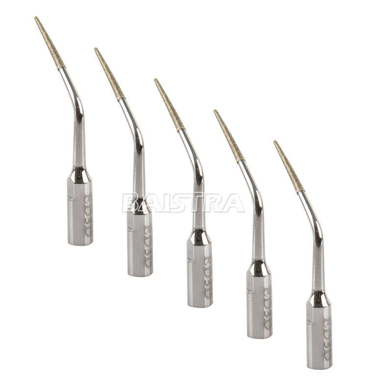 10X Dental Endo Diamond Scaler Tips ED3D Fit DTE SATELEC Scaling Handpiece