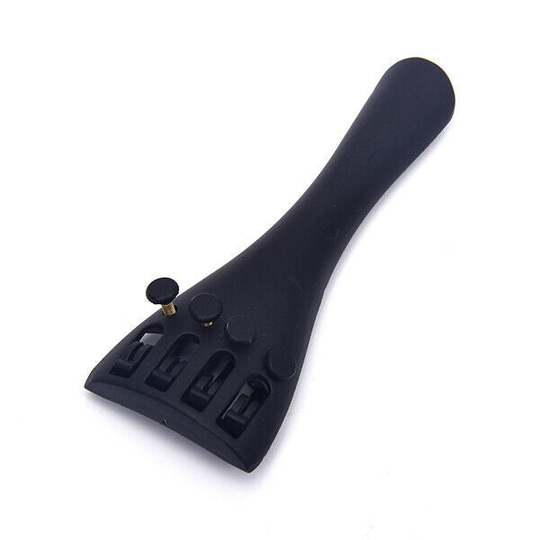 New Black 4/4 Violin Bridge Tailpiece with Beautiful Alloy Parts