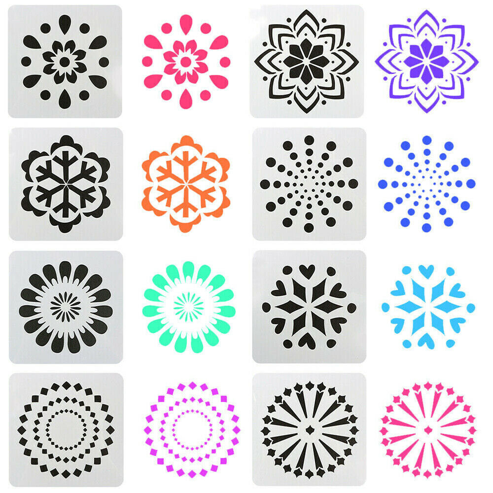 40pcs Mandala Dotting Tool Set Rock Painting Kit Dot Art Pen Paint Stencil Gift