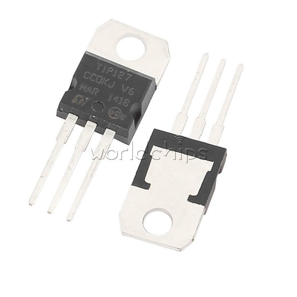 10PCS 100V 5A TIP127 TO-220 Transistor Complementary PNP