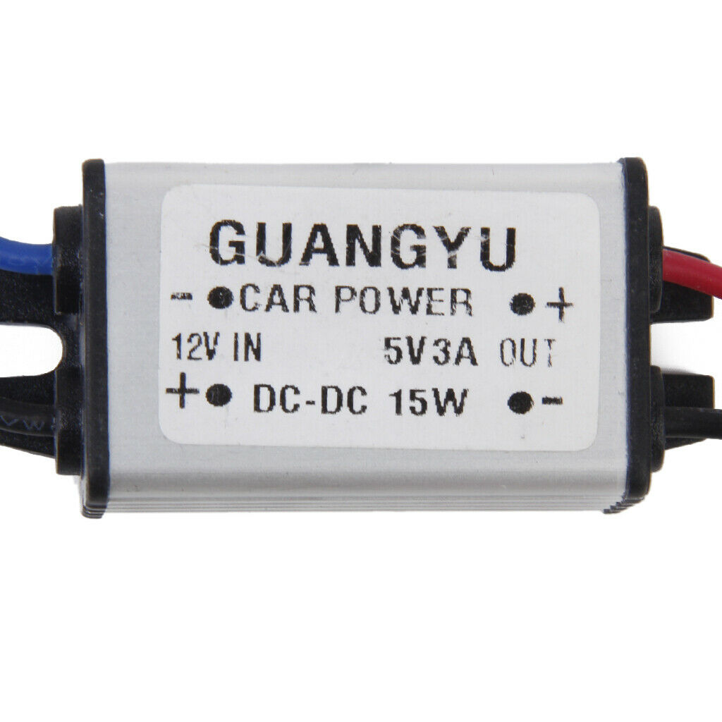 Waterproof DC 12V To 5V 3A 15W Buck  Module Car