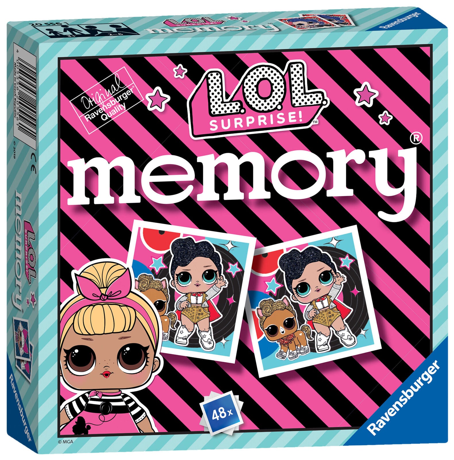 20556 Ravensburger LOL Surprise Mini Memory Snap Match Game Suitable for ages 3+