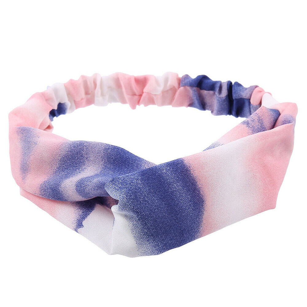 6Pcs Women Elastic Headbands Yoga Hair Band Turban Scrunchies Headwrap Ring Tie