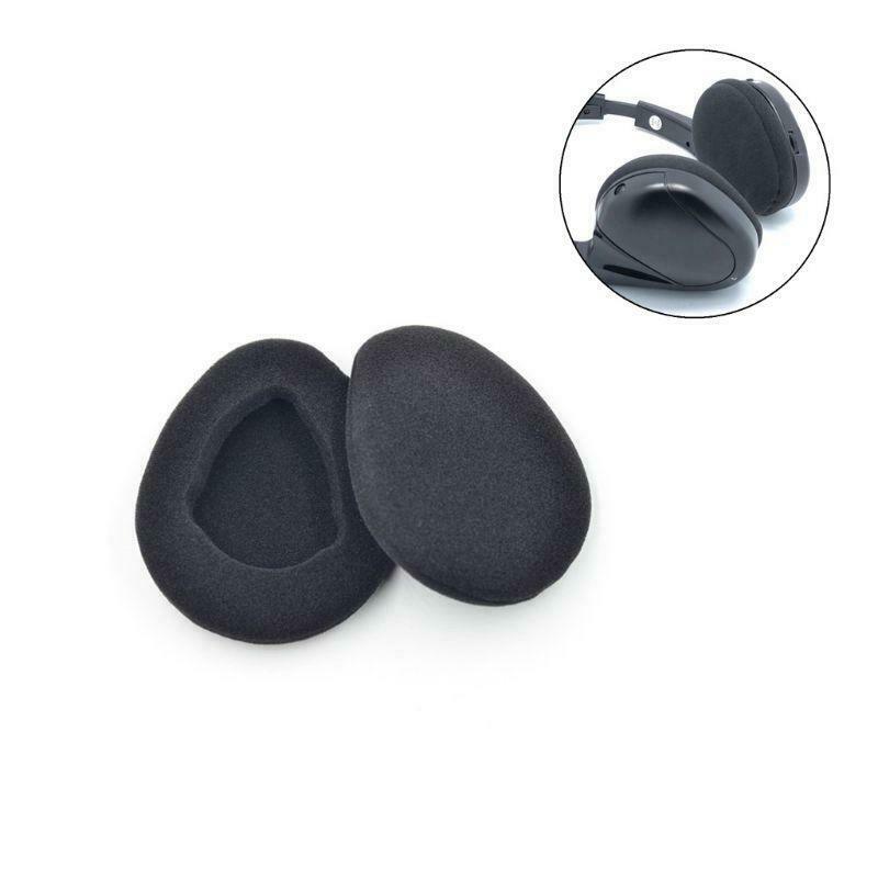 2PCS 80mm Foam Earpads Ear Cushion for Automobile Infrared Wireless Headphones