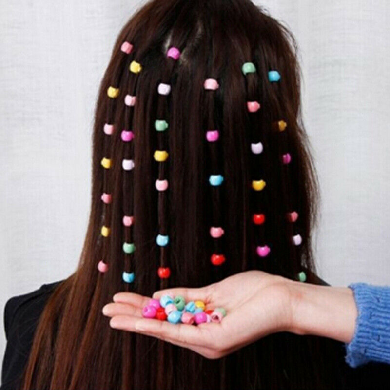 100 PCS Mini Hair Claw Clips For Women Girls Cute Candy Colors Beads HeadweaADD